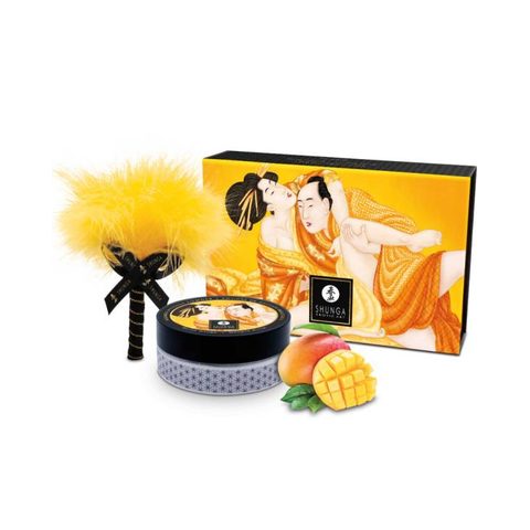 SHUNGA - Kit Polvos de Masaje Comestible mango
